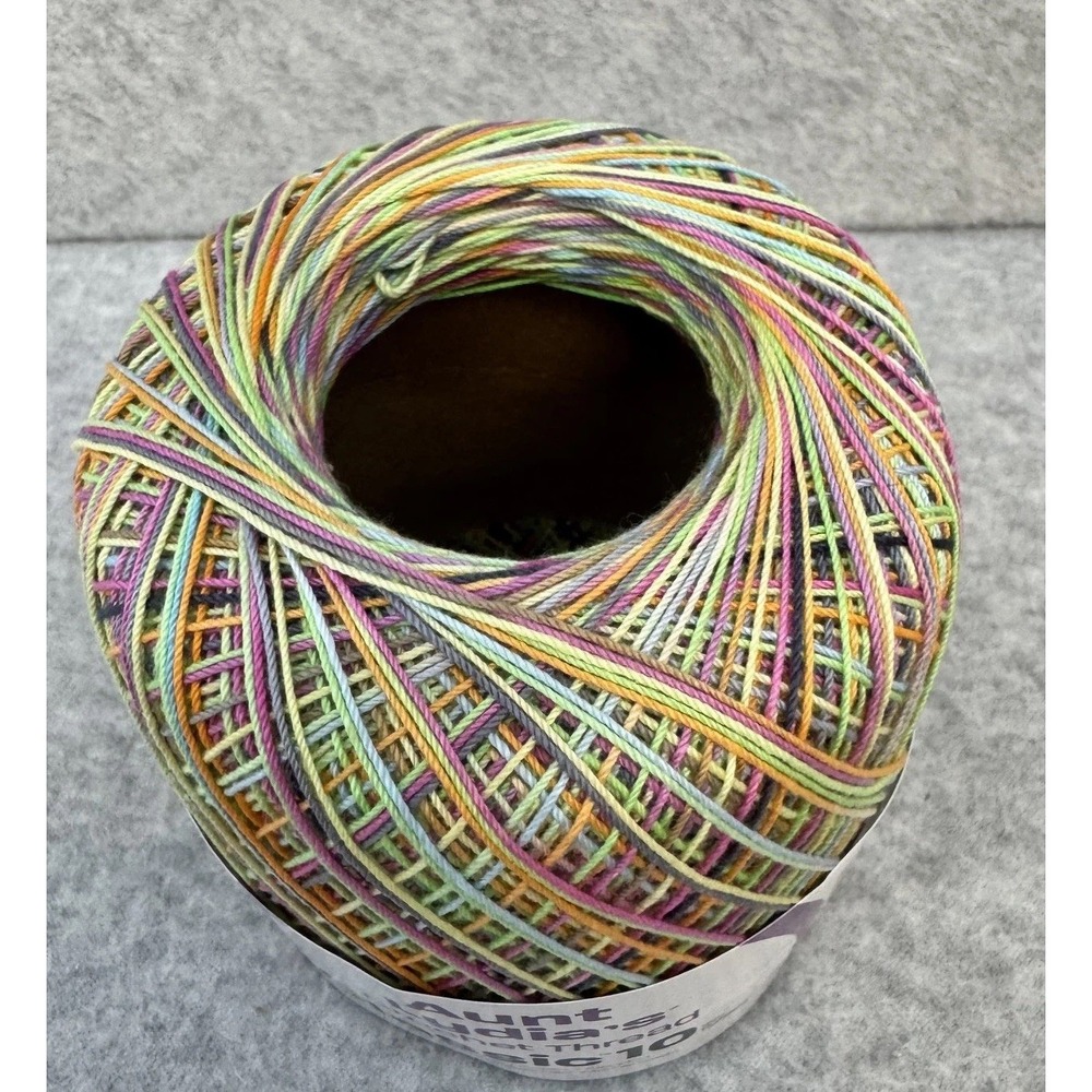 Aunt Lydia's Classic 10 Crochet Thread Blacklight 300yd Mercerized Cotton Yarn - Picture 5 of 5